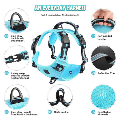 No Pull Soft Padded Dog Harness Vest